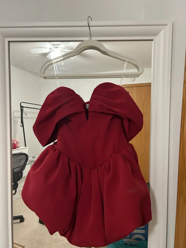 Oh Polly Jessamy Red Mini Dress - Image 5