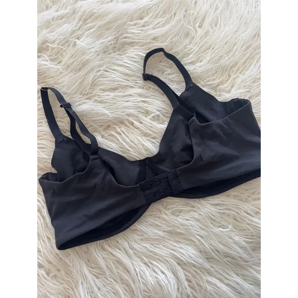 Skims Fits Everybody Unlined Demi Bra Onyx Size 38DD - Image 7