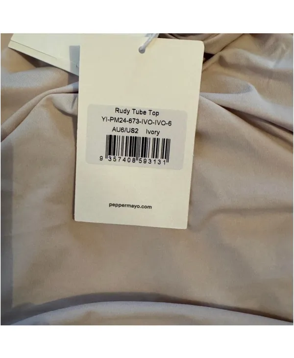 Peppermayo Exclusive - Rudy Tube Top - Ivory - Image 2