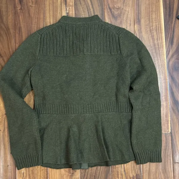 Anthropologie Sparrow buckle front classic sweater. - Image 3