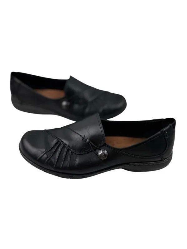 -Cobb Hill Paulette Slip On Loafers Womens Size 8.5 Black Leather Comfort Shoes - Image 9