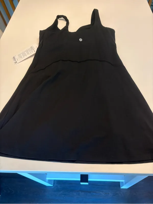 NWT Lululemon align dress black updated sleek liner currently available size 8 - Image 5