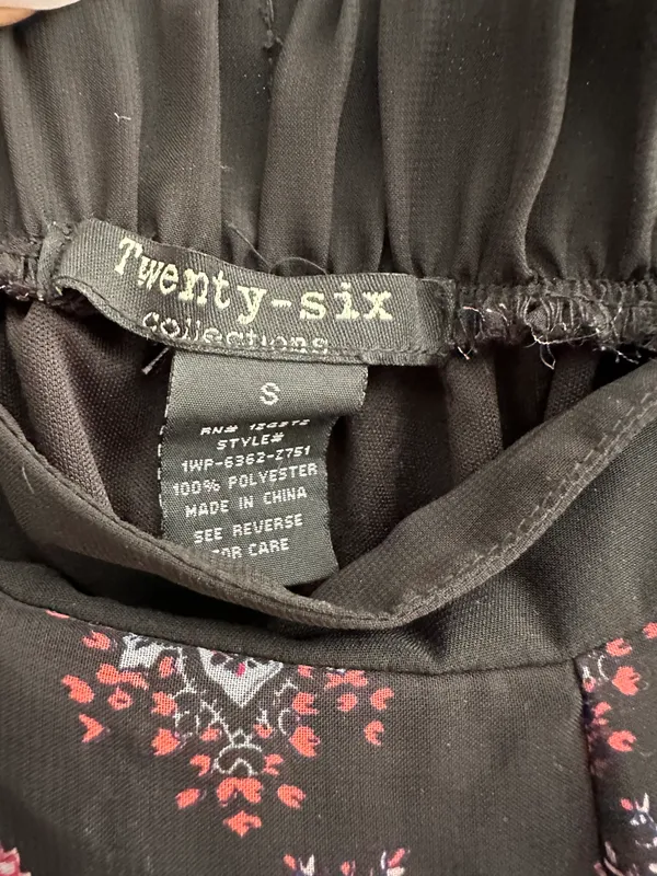 Flowy Boutique Pants Black - Image 3