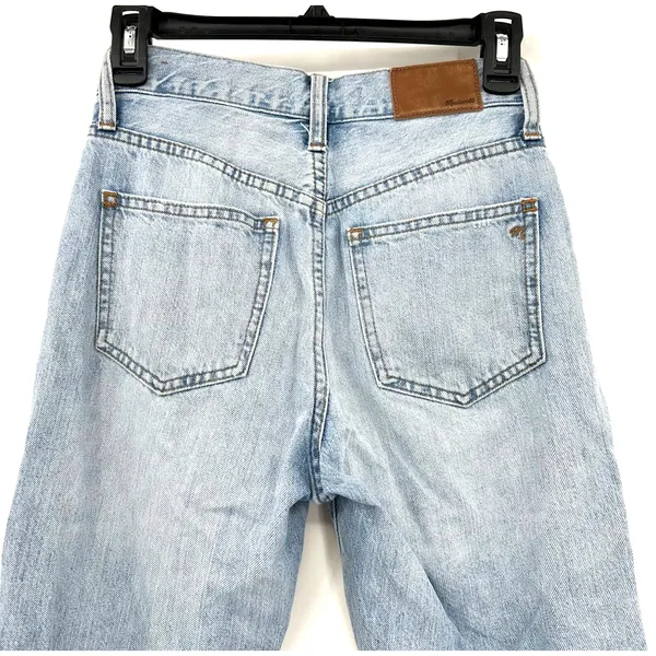 Madewell size 23 the perfect vintage‎ jean light wash 100% cotton blue jeans - Image 4