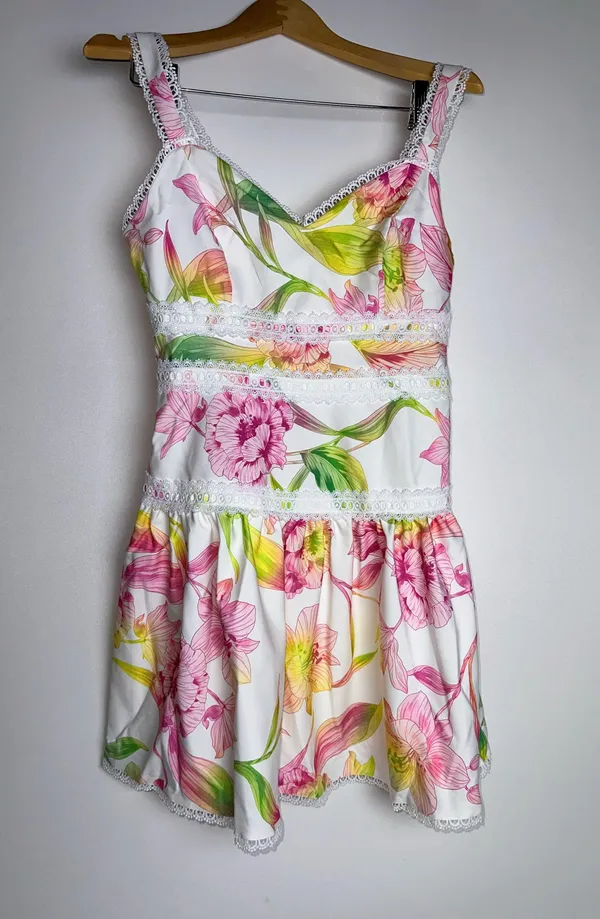 Floral Fit And Flare Dress - Image 8