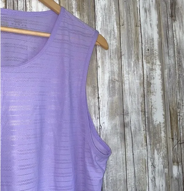 ZYIA Active Lavender Performance Perforated Workout Tank •XXXL - Image 3