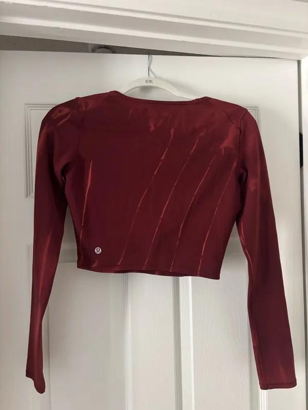 Lululemon Cropped Long Sleeve Shirt - Image 2