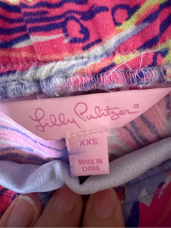 Lilly Pulitzer Ritz Romper‎ Size XXS Dahlia Purple Party Girl - Image 5