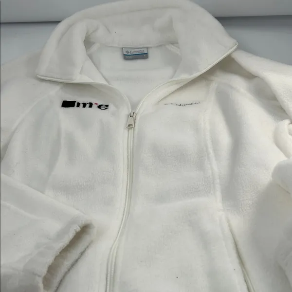 Columbia Soft White Fleece Jacket - Image 9