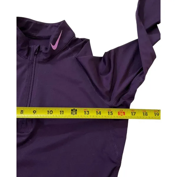 Nike Purple Athletic Top w/ Thumb Hole Women Size Small | 31-22 - Image 6