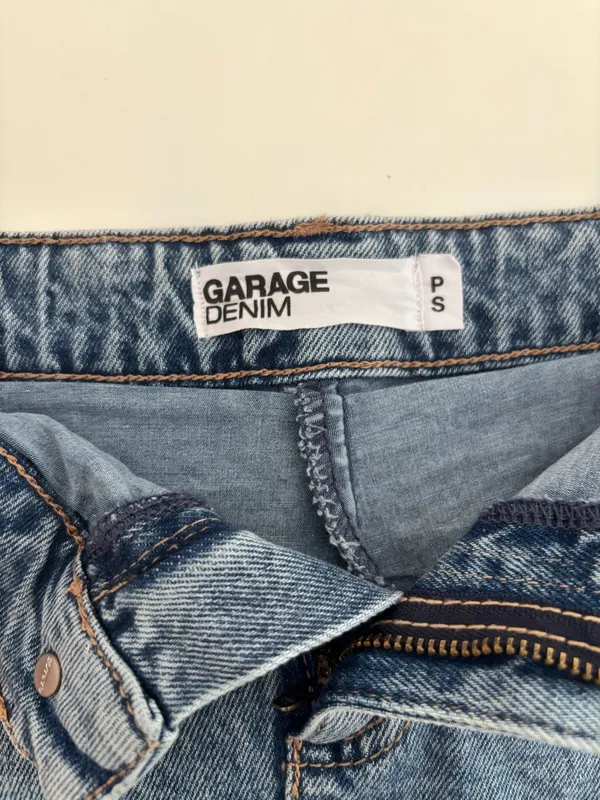 Garage Denim Mini Skirt - Image 3