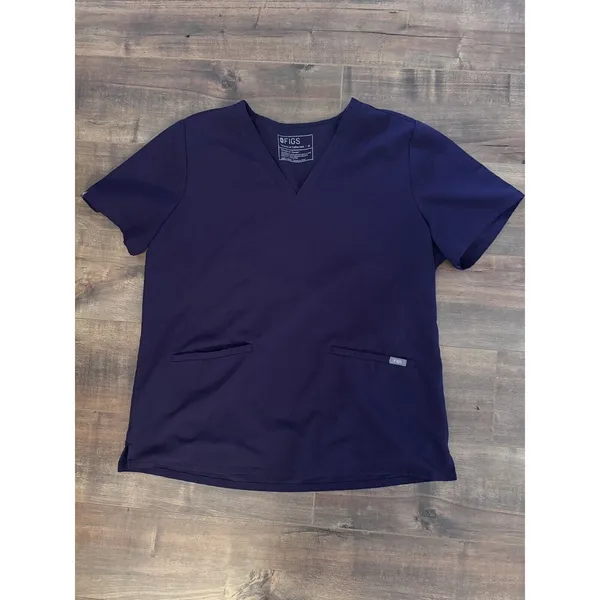 FIGS Technical Collection Women’s Scrub Top Purple Size XL Medical Nurse Doctor - Image 6