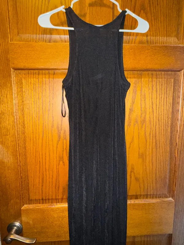 💜Lioness Black Metallic Knit Tank - Image 4