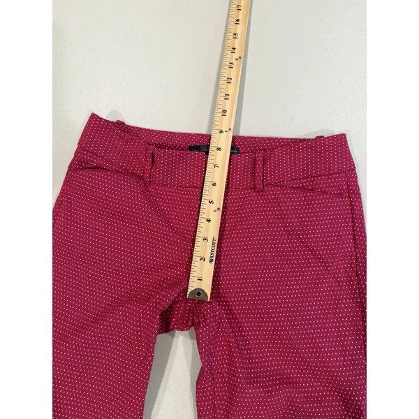 The Limited Extra Stretch Pants Womens 29** Pink Polka Dot Work Career Office - Image 7