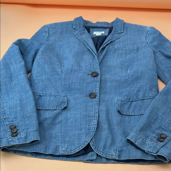 J. Crew Indigo Denim Jacket - Image 10