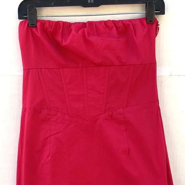 NWOT Princess Polly Womens size 6 red Ivy Corset sexy mini strapless dress👇🏼 - Image 6