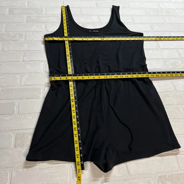 Abercrombie & Fitch Romper Womens‎ XLT Black Elastic Drawstring Waist Shorts A&F - Image 2