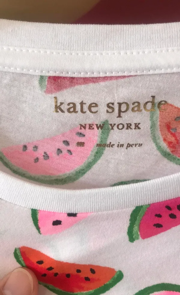 Kate Spade Watermelon M NWT Short Sleeve Tee Shirt - Image 7