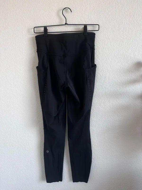 Lululemon Fast and Free HR Tight 25” *Pockets 6 Black - Image 5