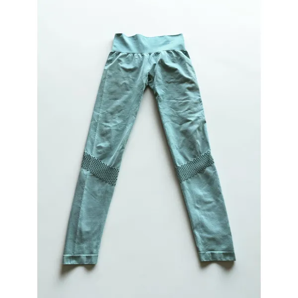 NVGTN Women Sage Green‎ Seamless Mesh High Waist Leggings Size Small - Image 3
