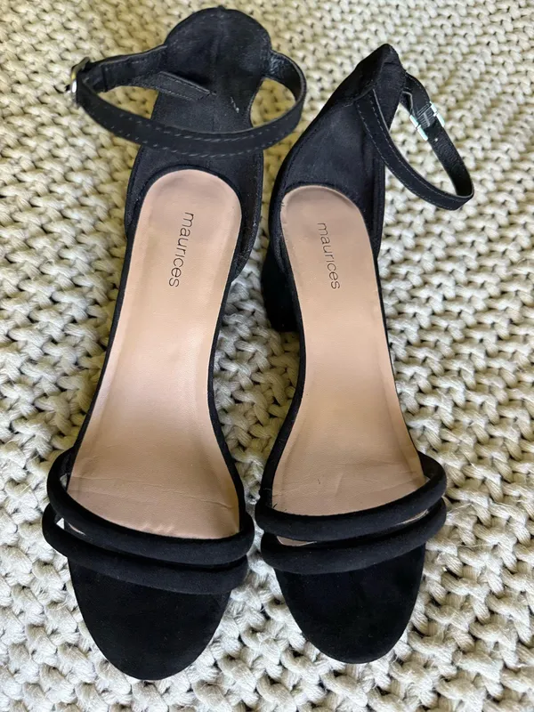 Black Maurices Heeled Sandals - Image 3
