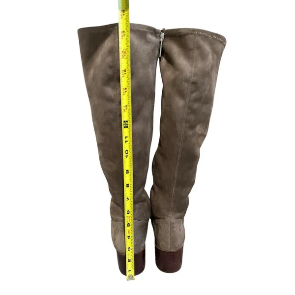 BCBGENERATION brown hued suede over the knee boots with small heel 7.5 - Image 6