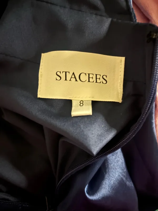 Stacees navy blue dress - Image 5