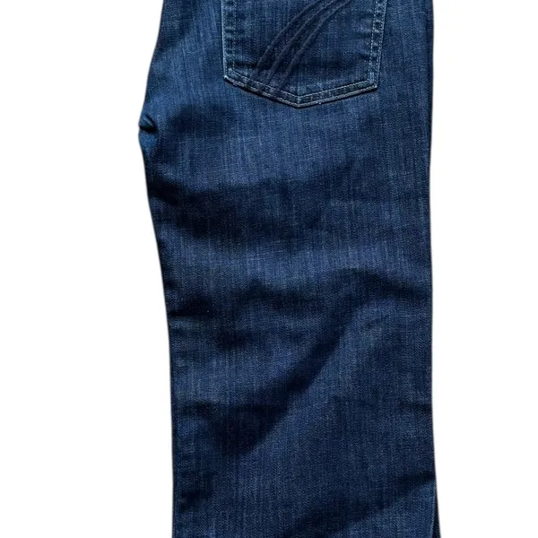 7 For All Mankind Crop Dojo Jean Low Rise Size 29 (8) Dark Wash P348380S-380S - Image 3