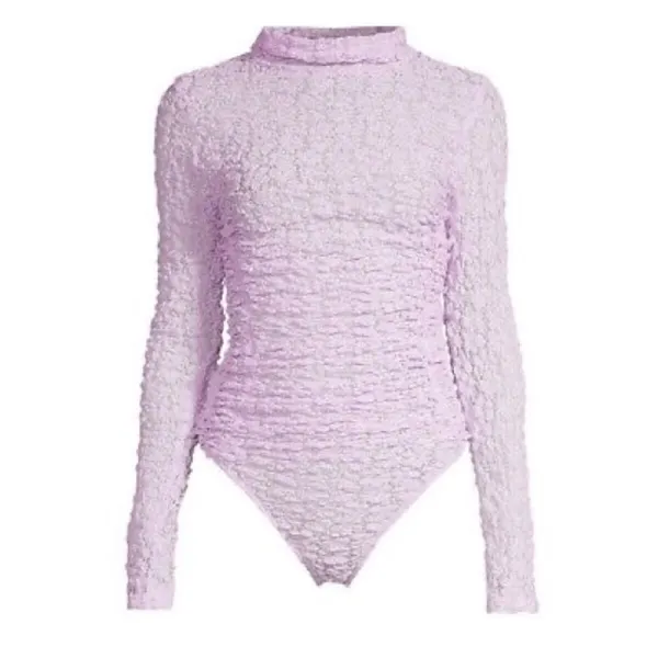 NWT Free People Lace Ruched Bodysuit - Image 4