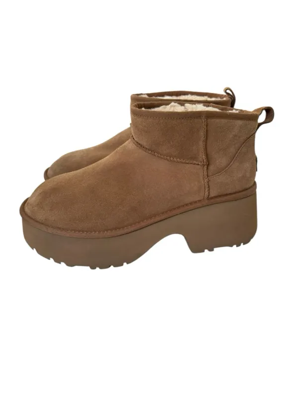 NEW UGG Classic Ultra Mini New Heights Platform Boot Women Size 12 with Flaw - Image 3