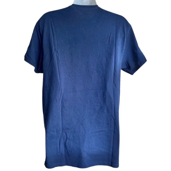 New England Patriots Blue NFL Team Football Crew Short Sleeve Tee M NEW no Tags - Image 3