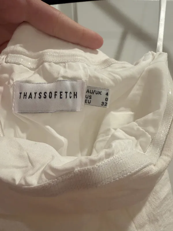 ThatsSoFetch White strapless dress - Image 2