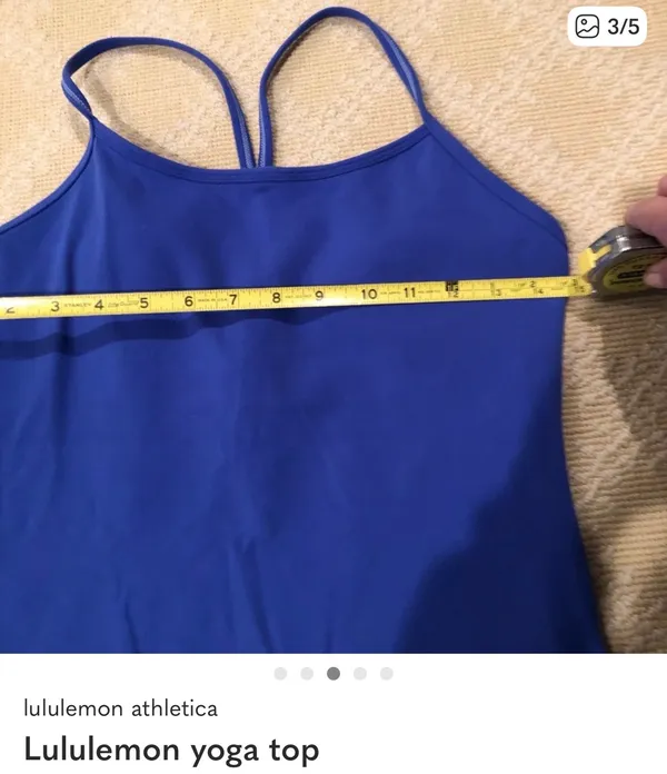 Lululemon yoga top size 8 - Image 3