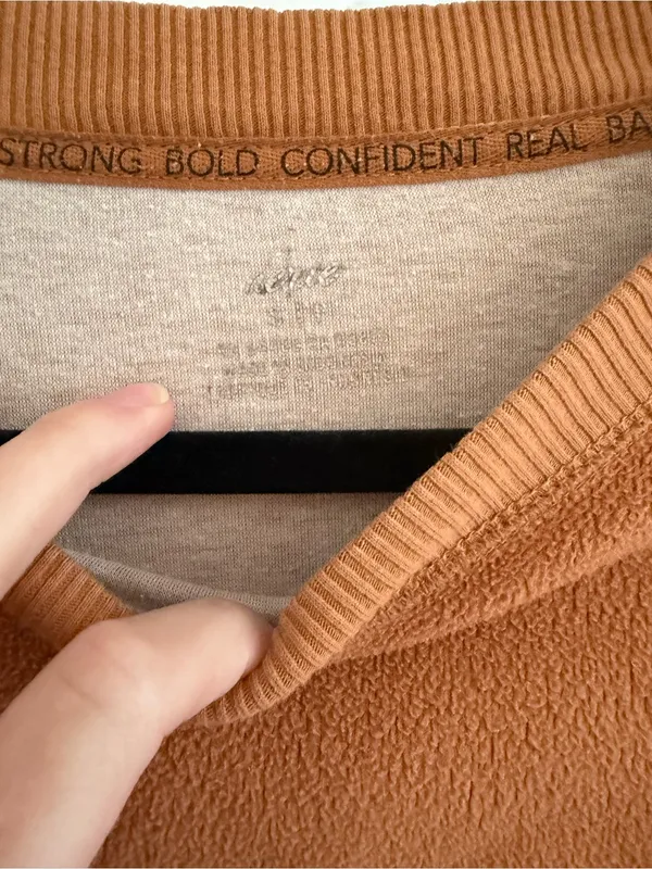 Aerie Rust Orange Crewneck Sweater - Image 5