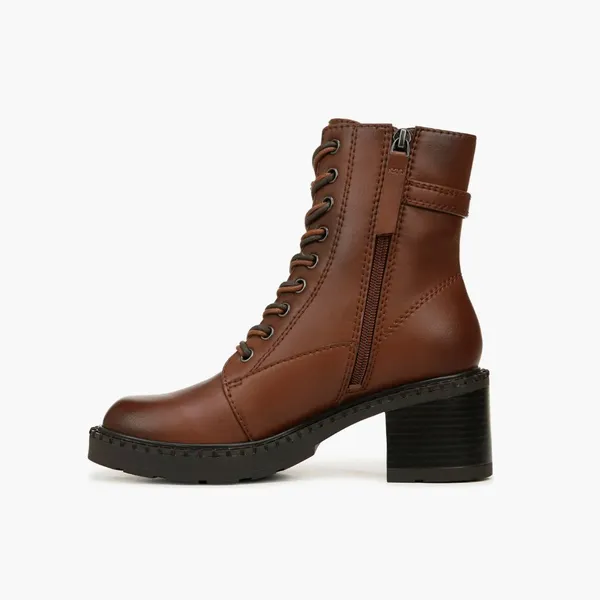 NEW Zodiac Paxon Lace-Up Boot (Women) 8.5M, BIKER BROWN - Image 9
