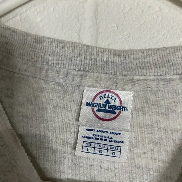 Delta Light Gray Moose Graphic Tee large - Image 3