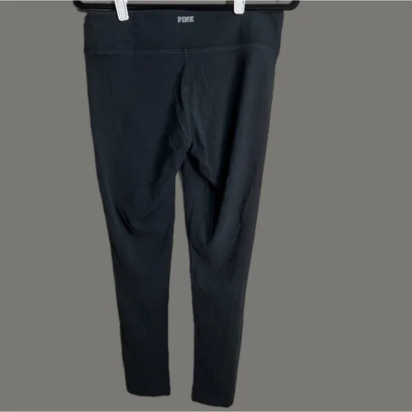Pink black‎ leggings size Large - Image 3