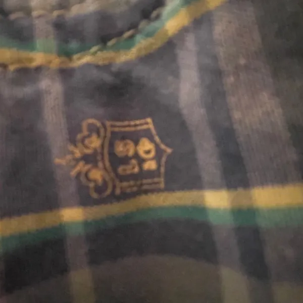 Levis Tab Twills Plaid Shorts Blue Green Yellow Cotton Flat Front women's size 6 - Image 13