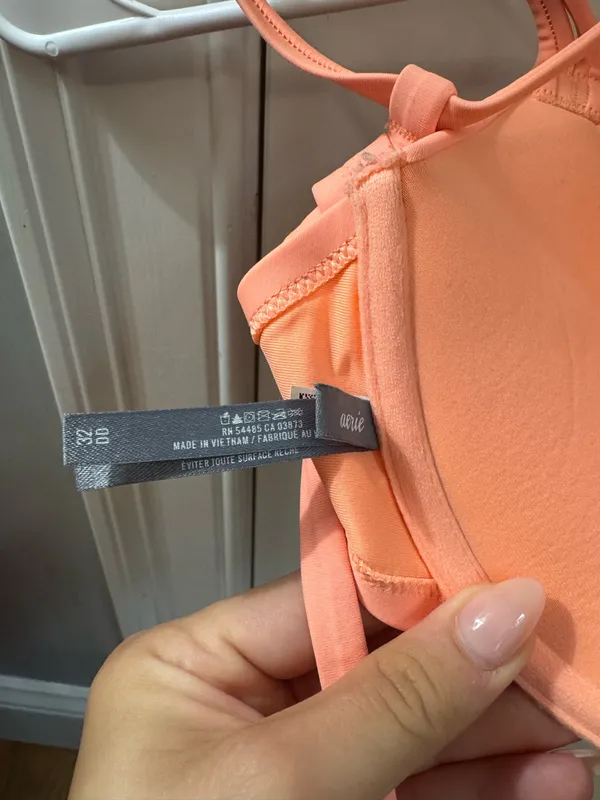 Aerie Coral Bikini Top 32DD - Image 3