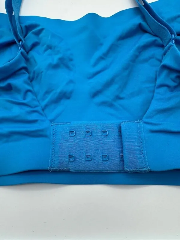 Soma Enbliss Luxe Adjustable Bralette Bright Blue Wireless Women's Medium M - Image 3