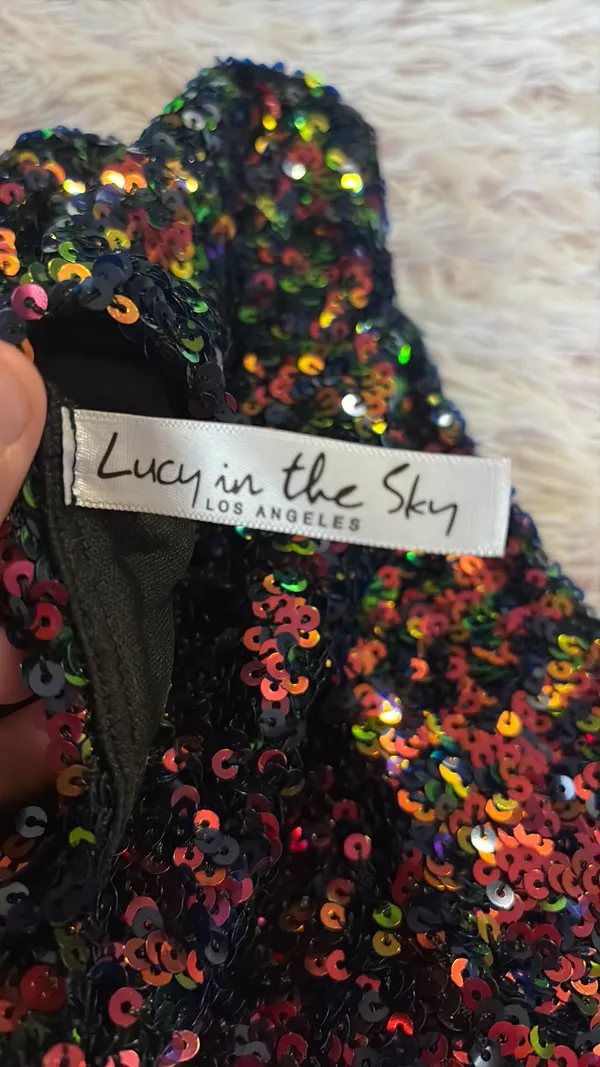 multicolor sequin lucy in the sky dress - Image 2