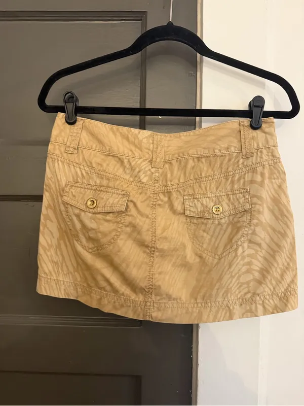Y2K Express Cotton Mini Skirt - Image 2