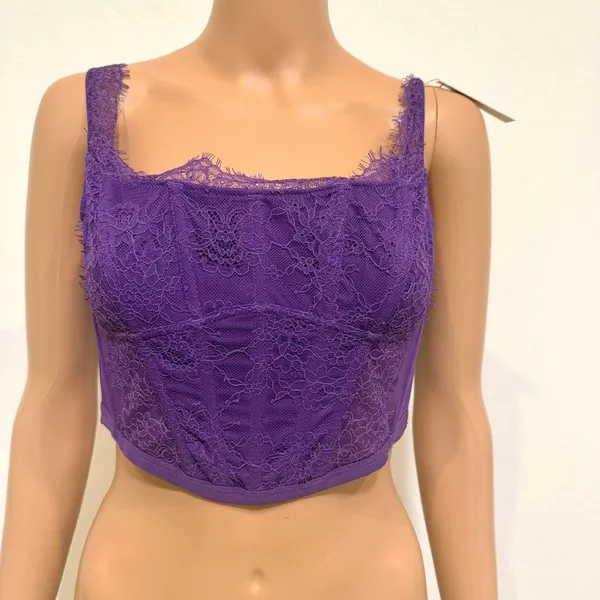 Victoria's Secret large Dream Angels lace corset top BC 3192 - Image 12