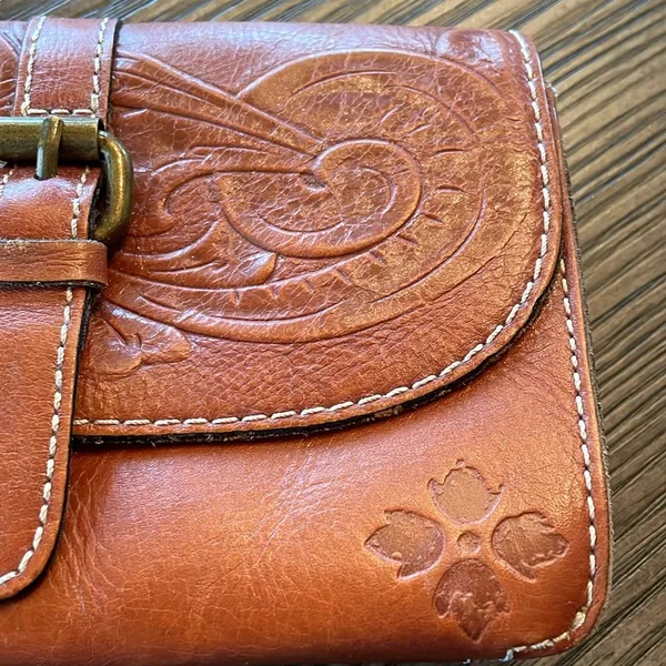 Patricia Nash Embossed Leather Clutch - Image 3