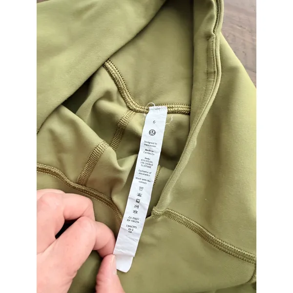 Lululemon Align High-Rise Cropped Jogger Green Size 6 - Image 5