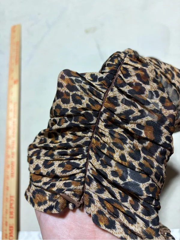 Princess Polly Leopard Print Ruched Cami Top - Brown 4 - Image 3