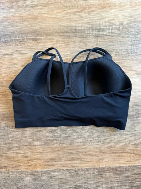 Soma Black Double-Strap Seamless Bralette size L - Image 2