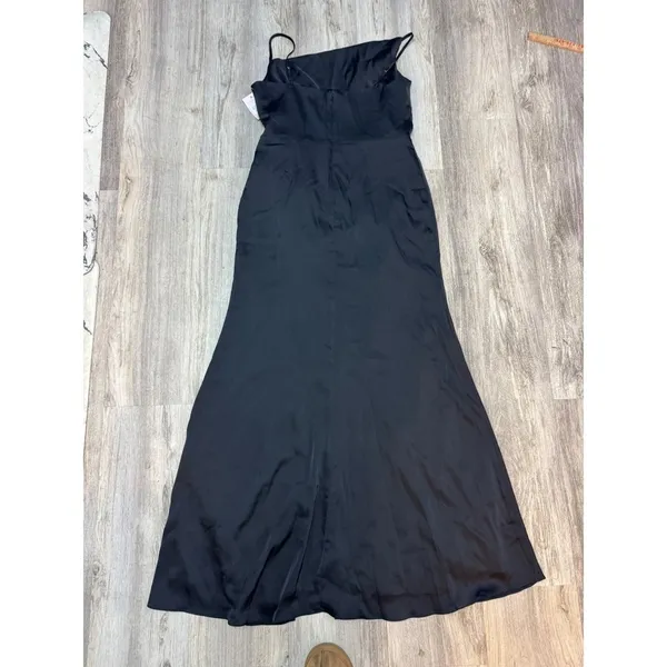 Birdy Grey Jennifer Matte Satin Black Dress, Bridesmaid, Formal, Evening, XL NWT - Image 3