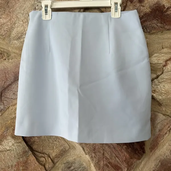 Commense Elegant Button Split Pockets Skirt Set size small Blue - Image 6