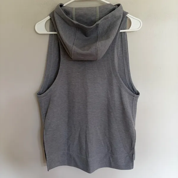 The North Face Womens Heather Grey Sleeveless Full Zip Hoodie Vest Size M‎ - Image 11